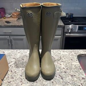 Le Chameau Leather lined Boots